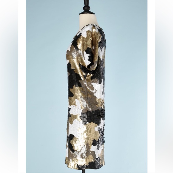 Michael Kors  Sequined Camo-Print Dress - Picture 4 of 7